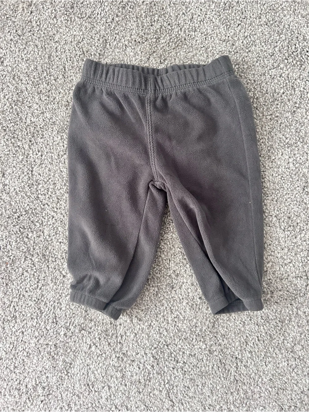 Kids Elastic Waist Drawstring Pants - Green & Gray